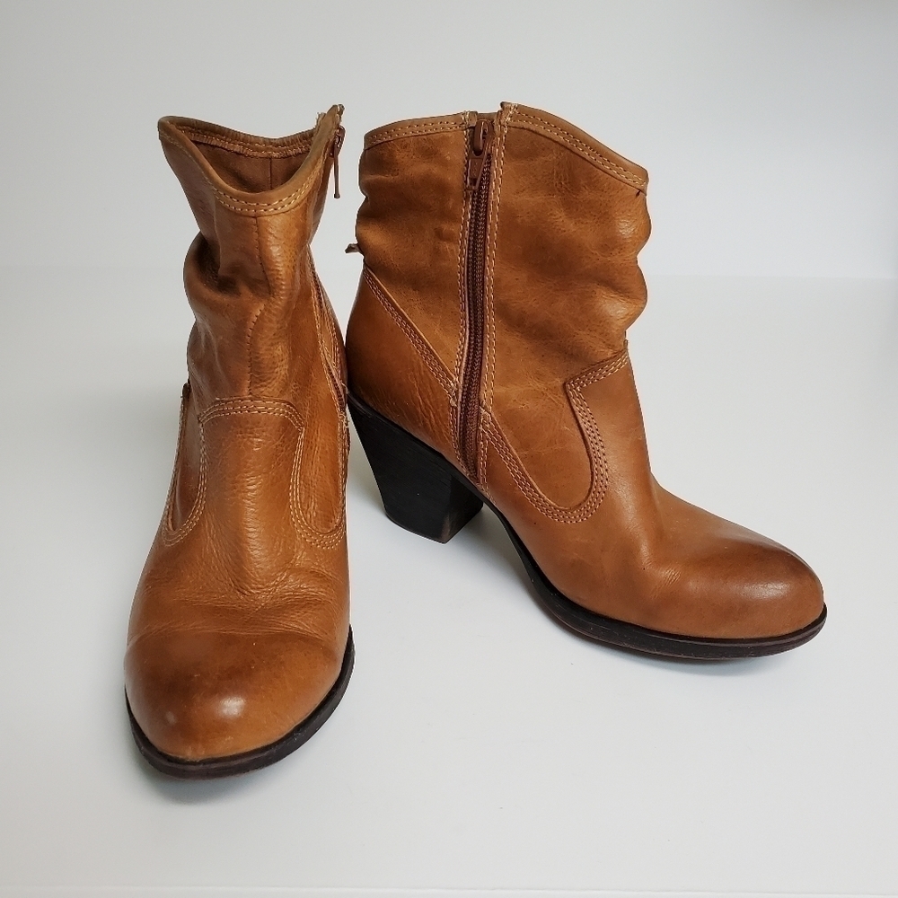 MONTANA LEATHER SIDE ZIP BOOT
